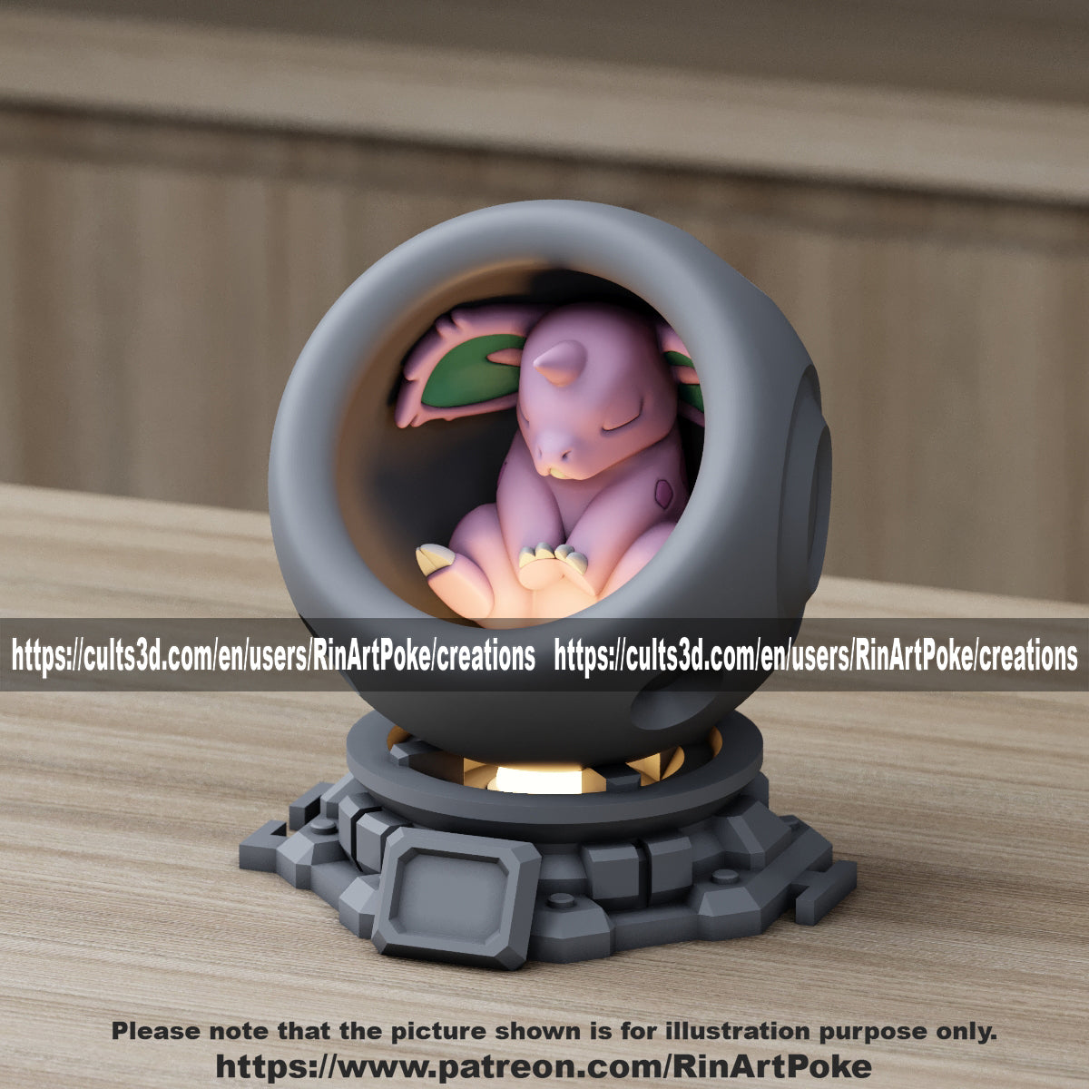 Choose Your Pokemon Healing pods with card stand made to order