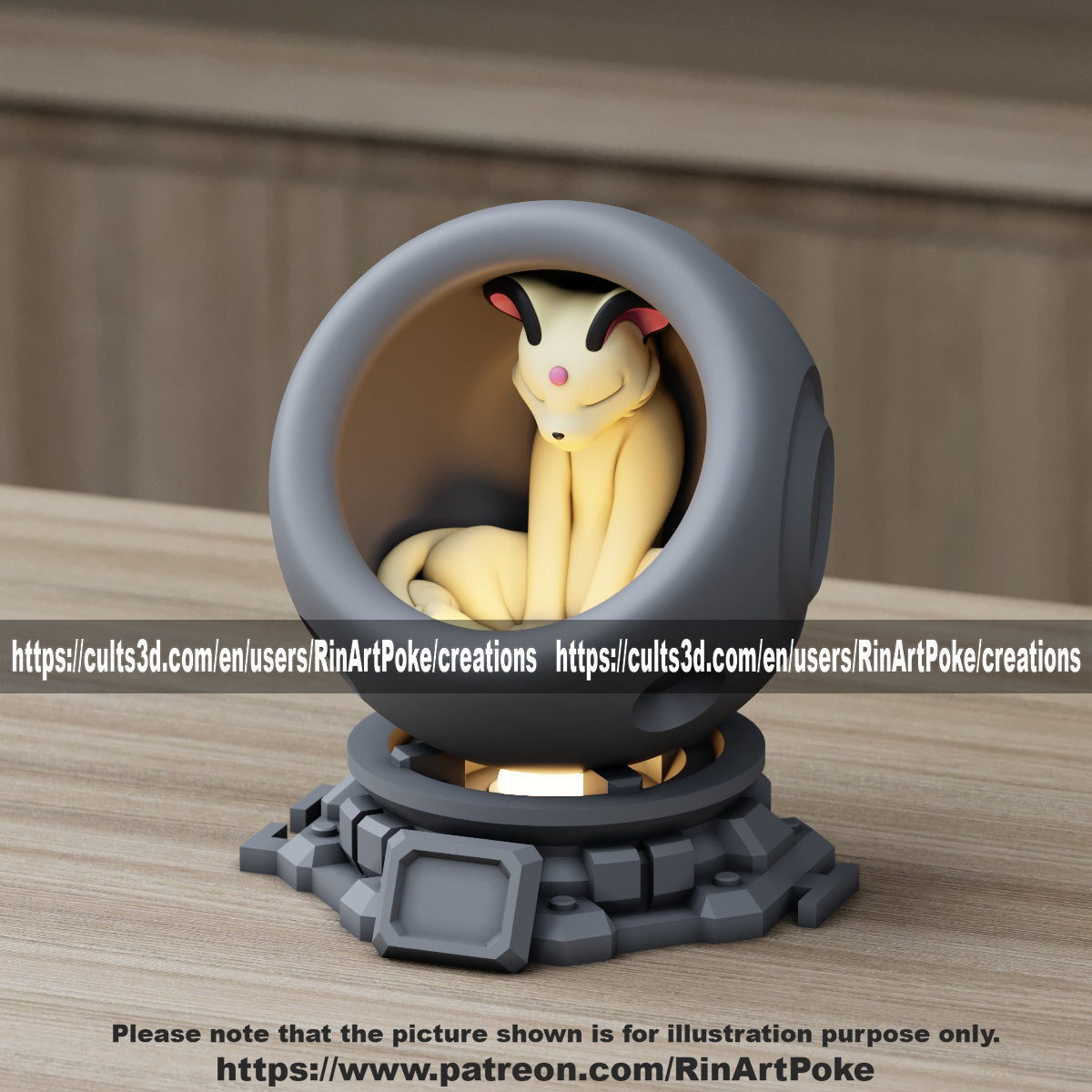 Choose Your Pokemon Healing pods with card stand made to order