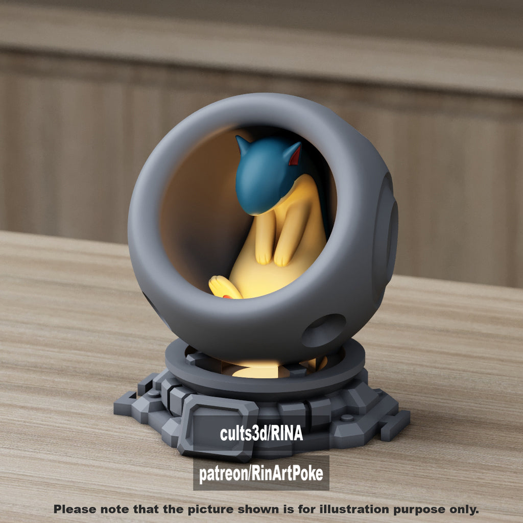 Choose Your Pokemon Healing pods with card stand made to order