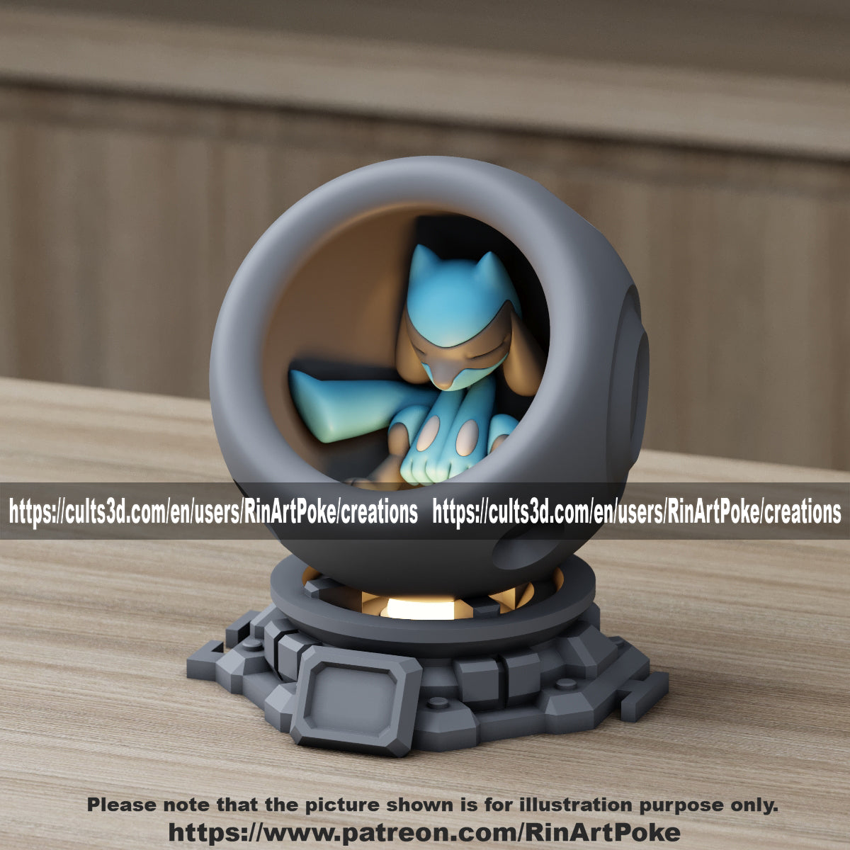 Choose Your Pokemon Healing pods with card stand made to order