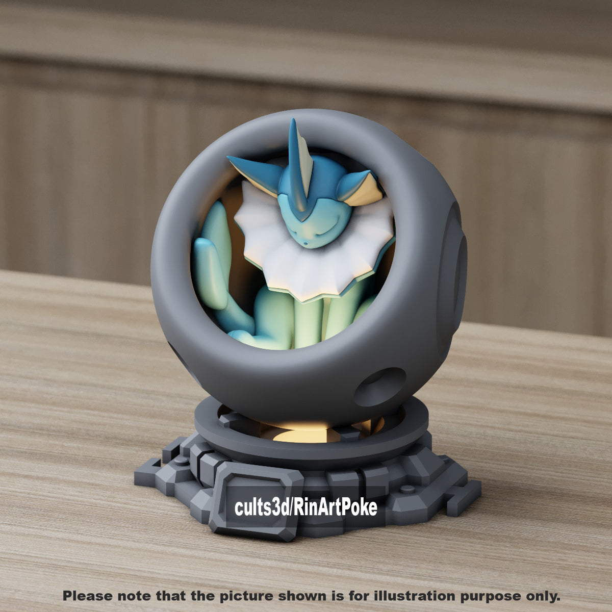 Choose Your Pokemon Healing pods with card stand made to order