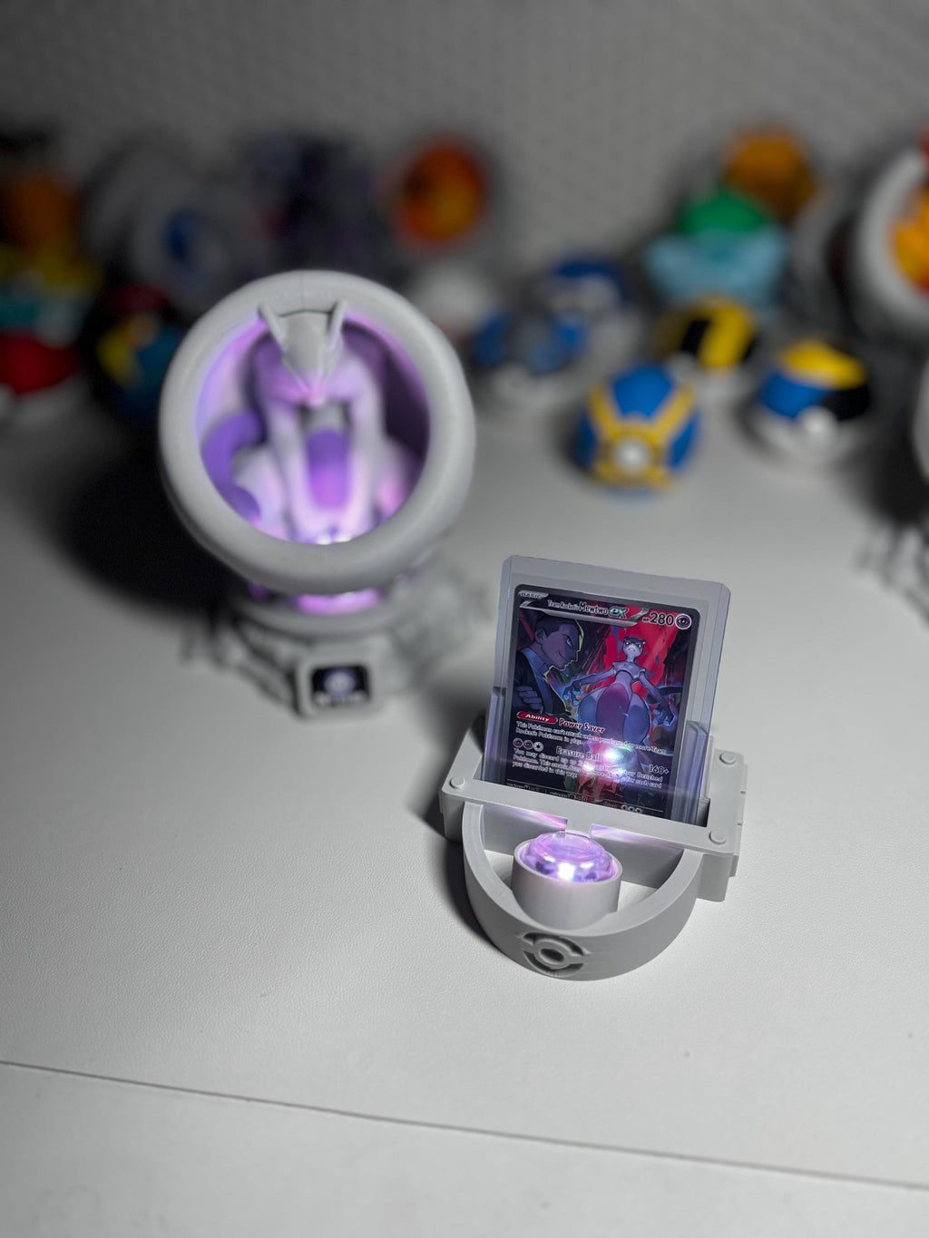 Mewtwo LED Healing Pod with Slab Display