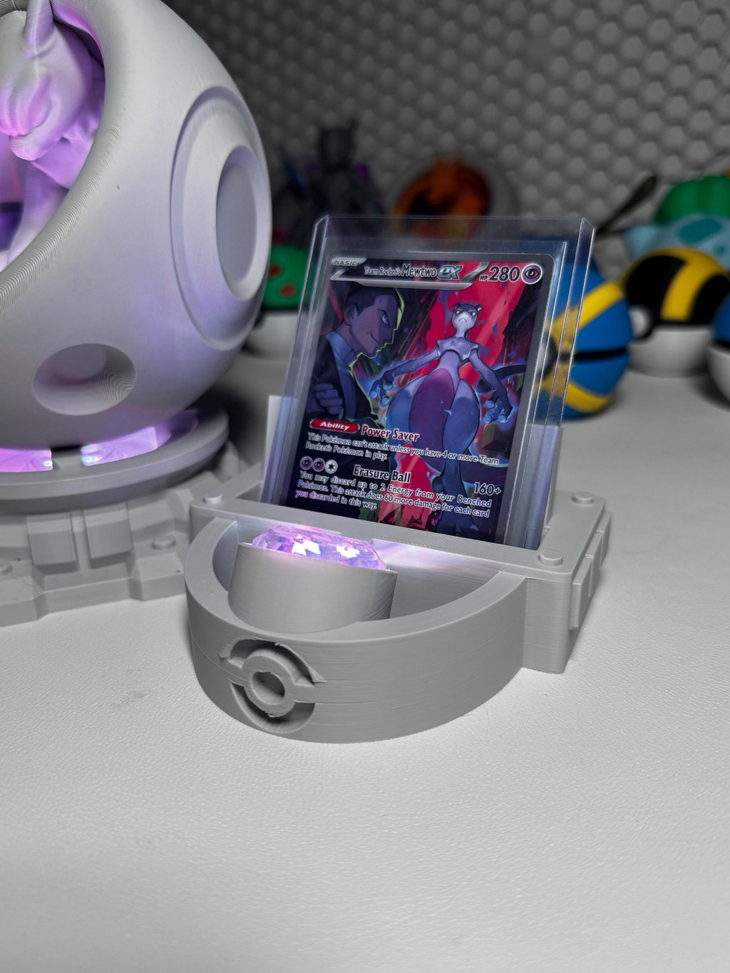 Mewtwo LED Healing Pod with Slab Display