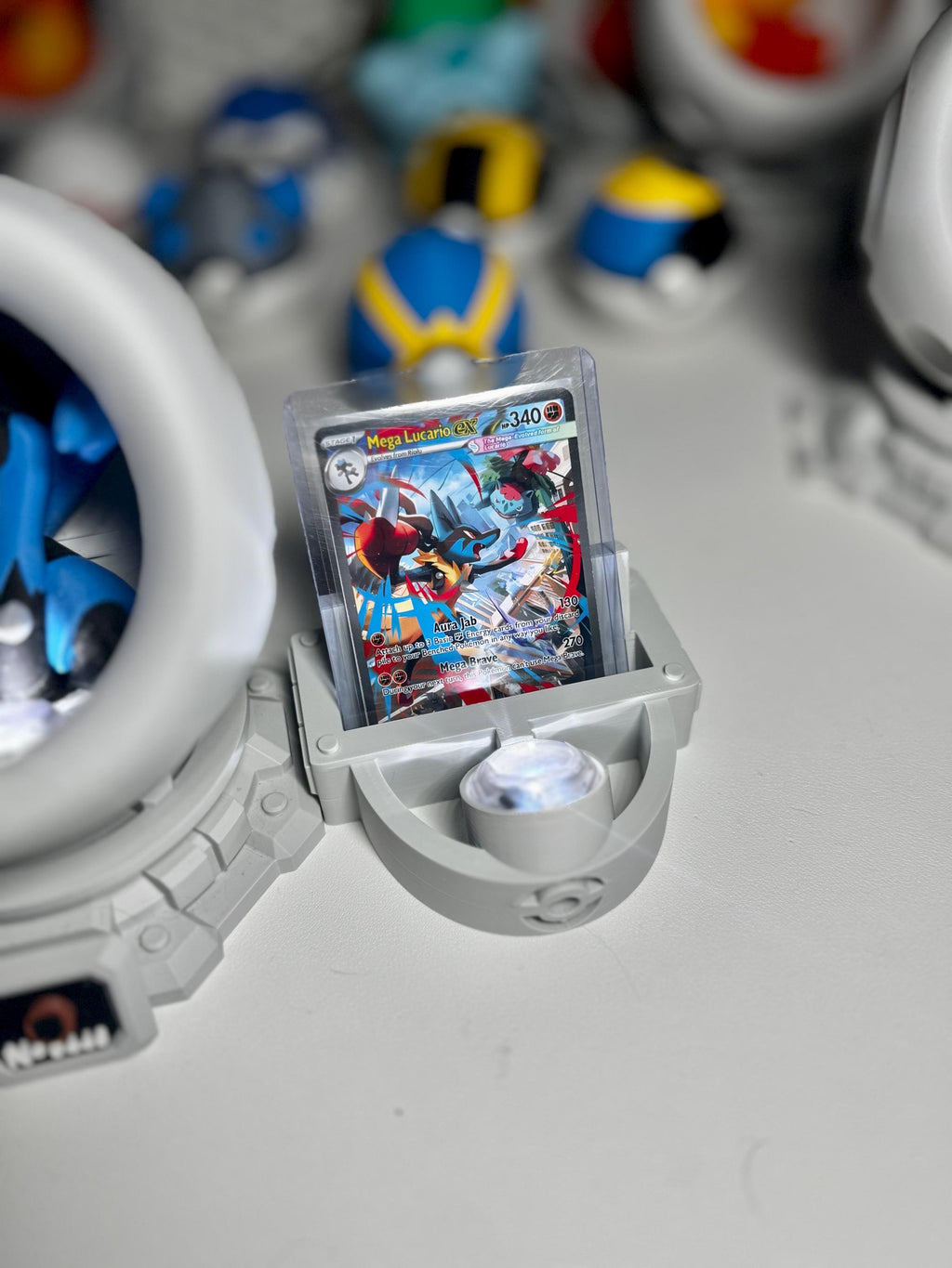 Lucario LED Healing Pod with Slab Display